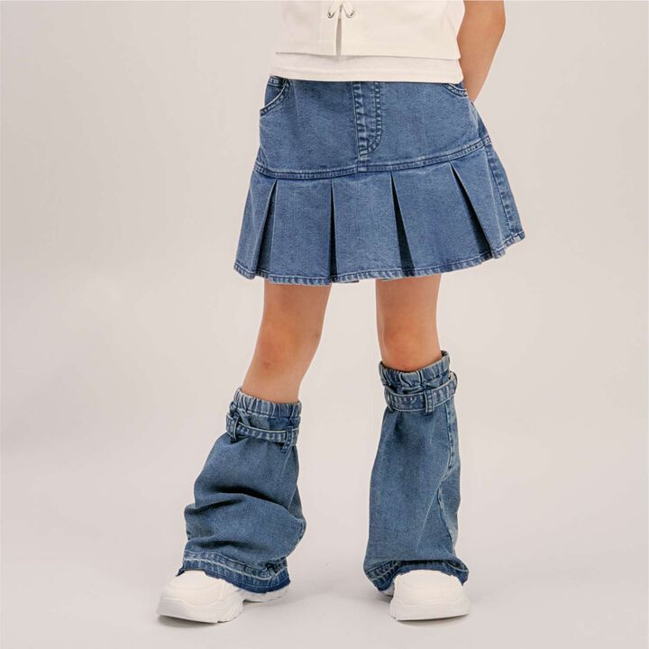 [Cool Touch] Denim Leg Covers,Black, medium image number 1