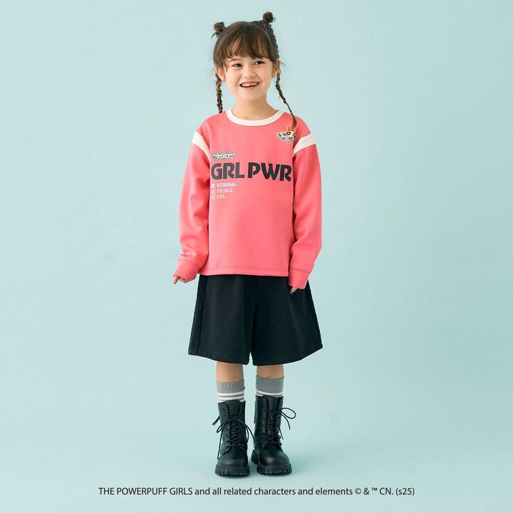 [Anti-Stain Finish] Powerpuff Girls Ponte Logo Crew,Magenta, medium image number 16