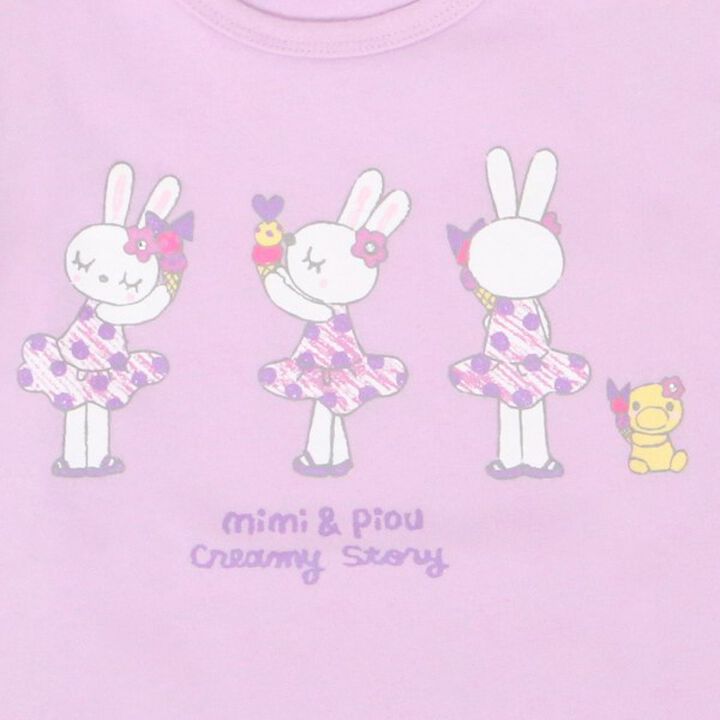 KP Ice Rabbit Print Long-Sleeve T-Shirt (80-90),Navy, medium image number 9