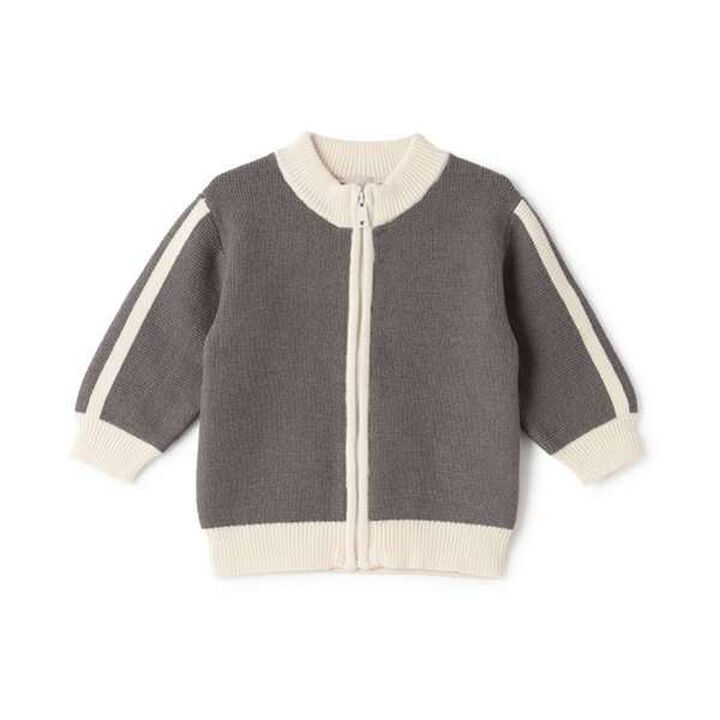 Knit Track Jacket,Beige, medium image number 9