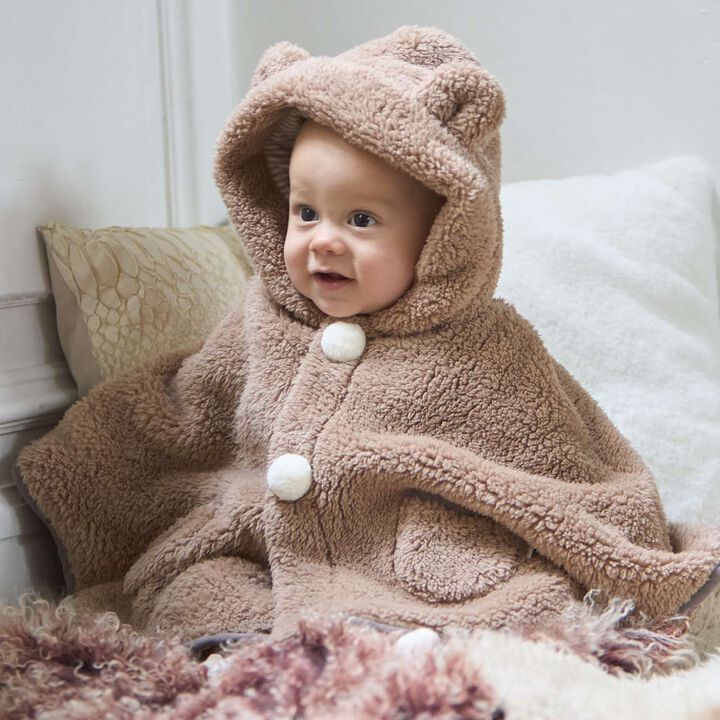 [Antibacterial Deodorant] 2 WAY Animal Boa Cape,Mocha tea, medium image number 1