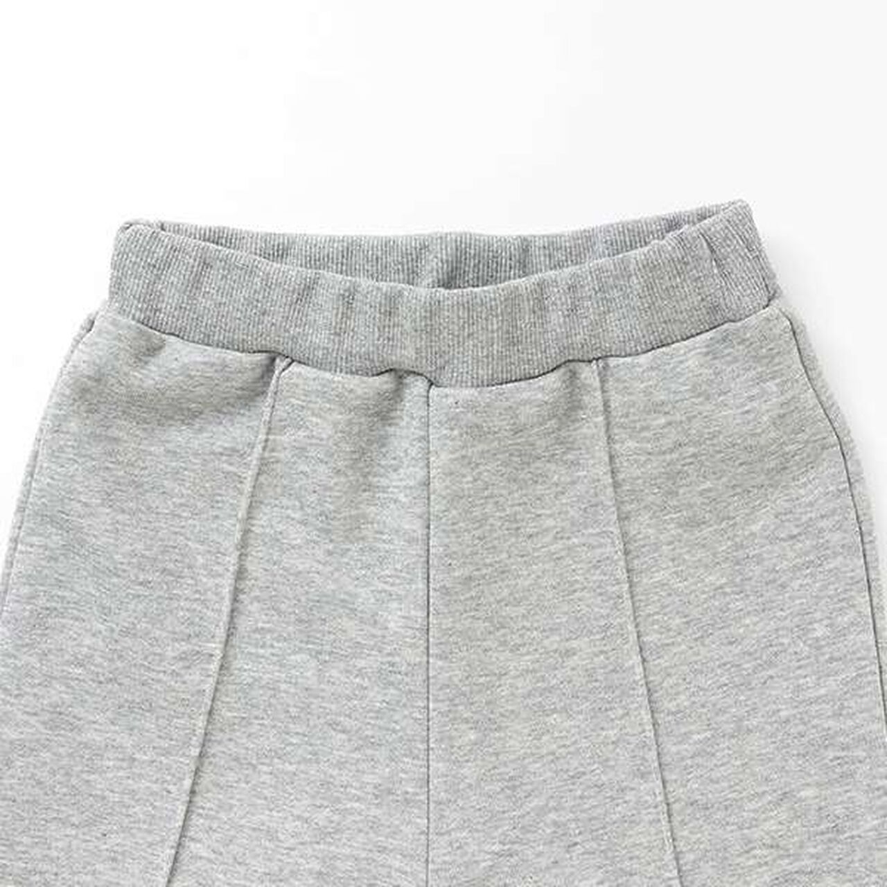 [Daily Standard Wear] [Quick-Dry Absorbent] Center Pleats Flare Sweatpants,Black, large image number 2
