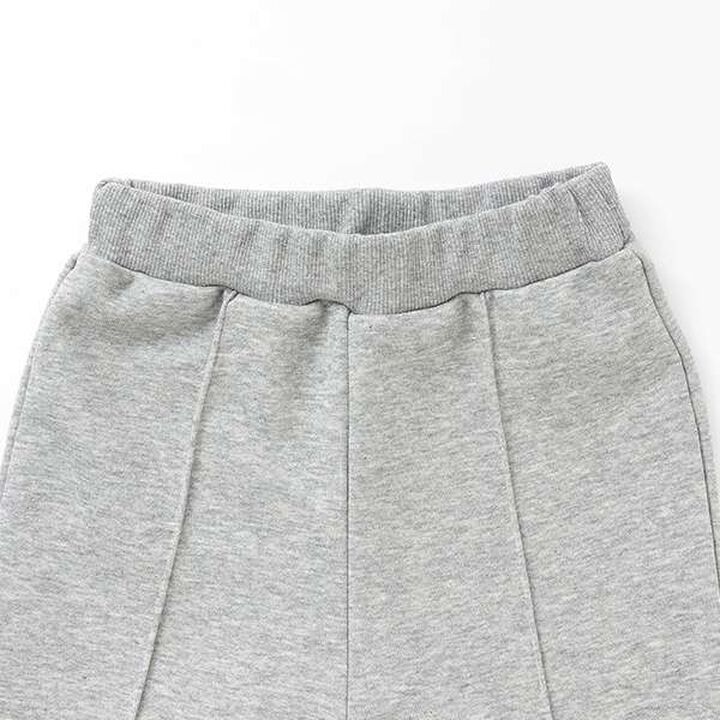 [Daily Standard Wear] [Quick-Dry Absorbent] Center Pleats Flare Sweatpants,Black, medium image number 2