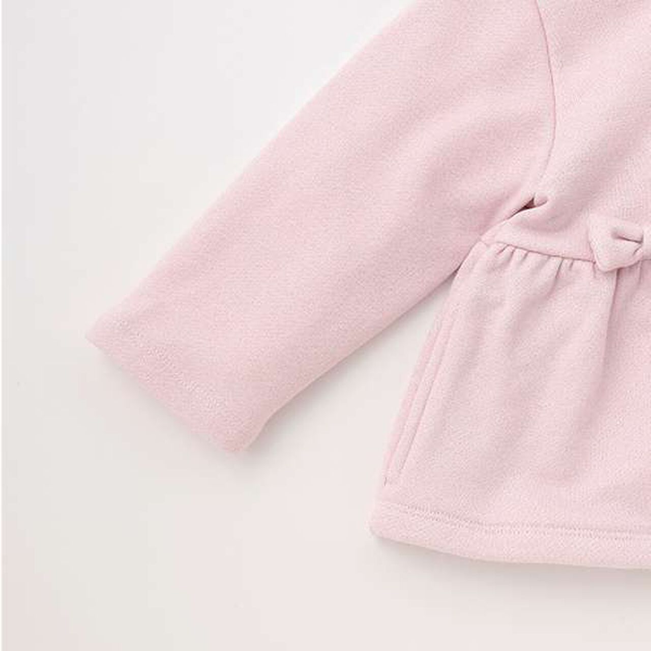 Lame Fleece 3 WAY Bomber Jacket,Light gray, large image number 2