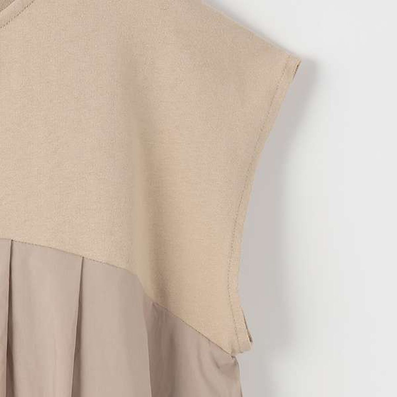 [Link] Balloon One-Piece Dress,Light beige, large image number 3