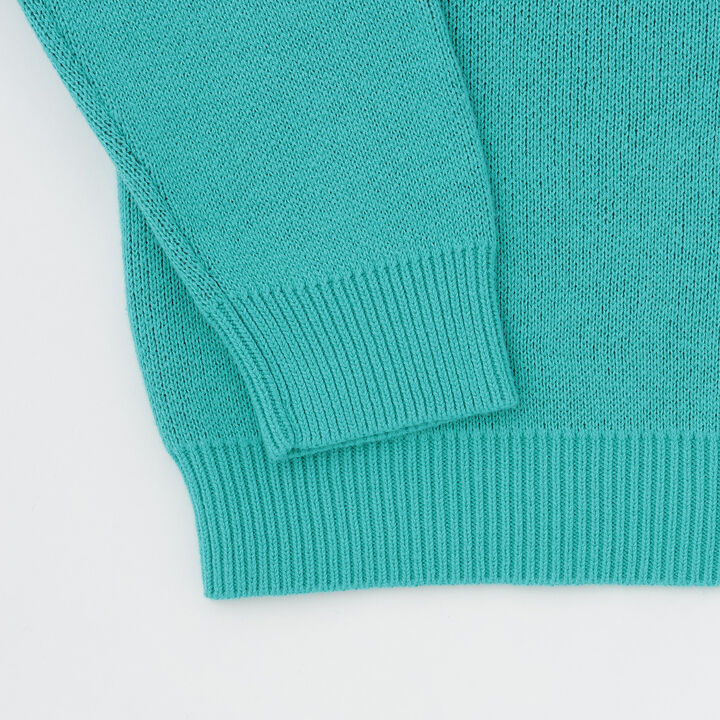 [Machine Washable] Logo Knitwear,Off white, medium image number 4