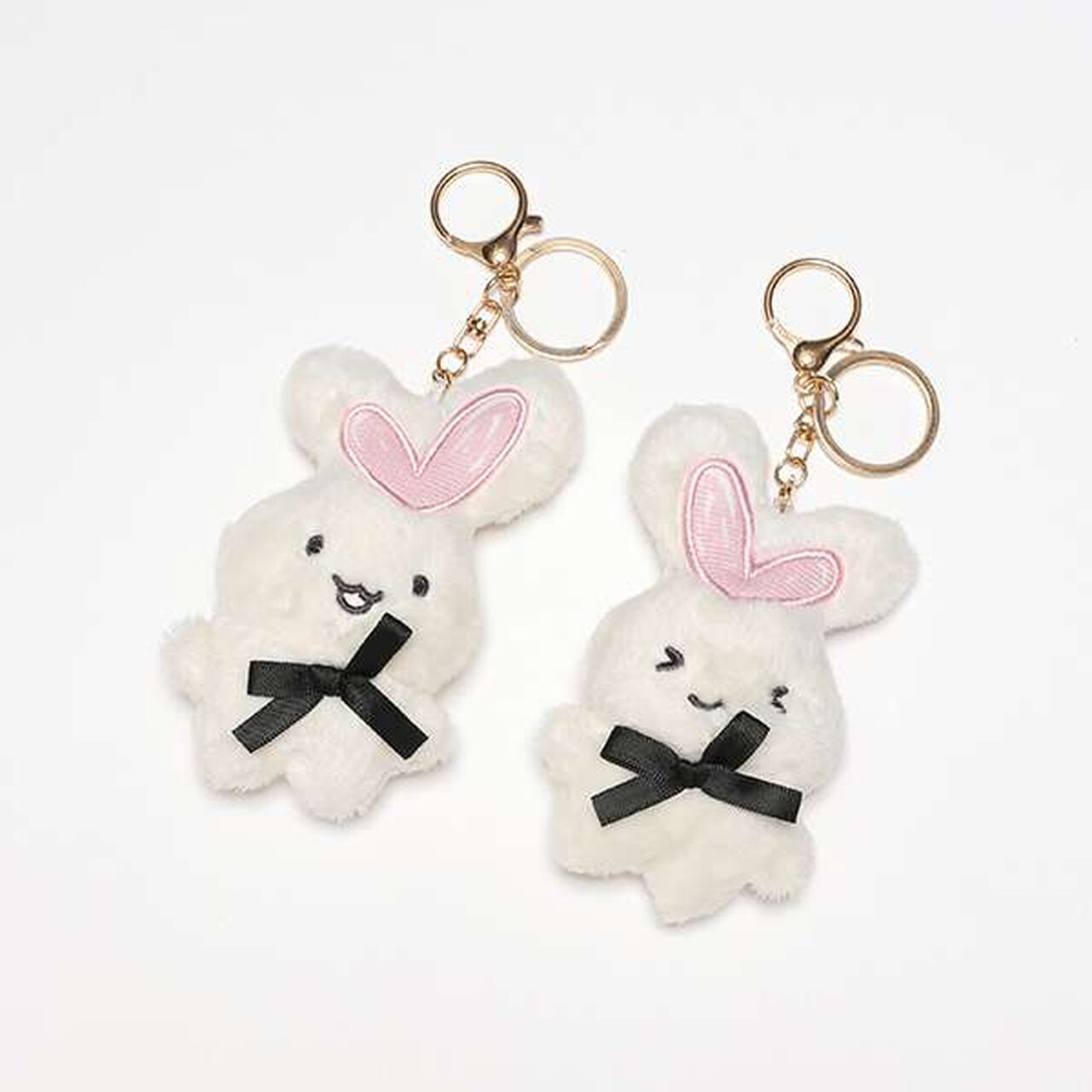 Rabbit Keychain,Pearl white, large image number 6