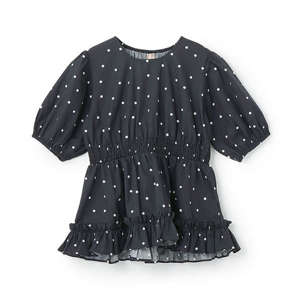 [Link] Puff Sleeve Pattern Tunic,Ivory, large image number 8