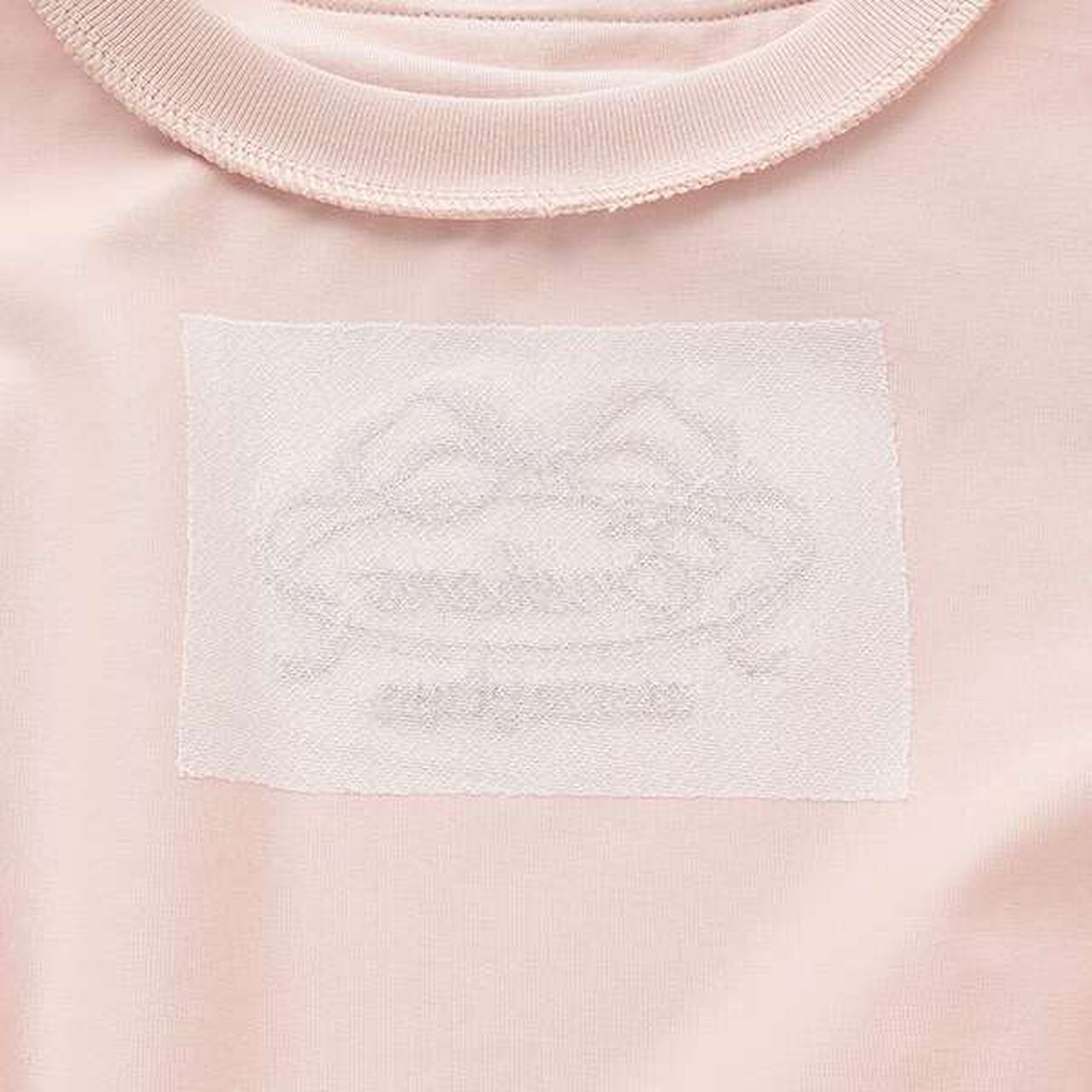 [Cool Touch] Mixed Material Tuck T-Shirt,Pink, large image number 4