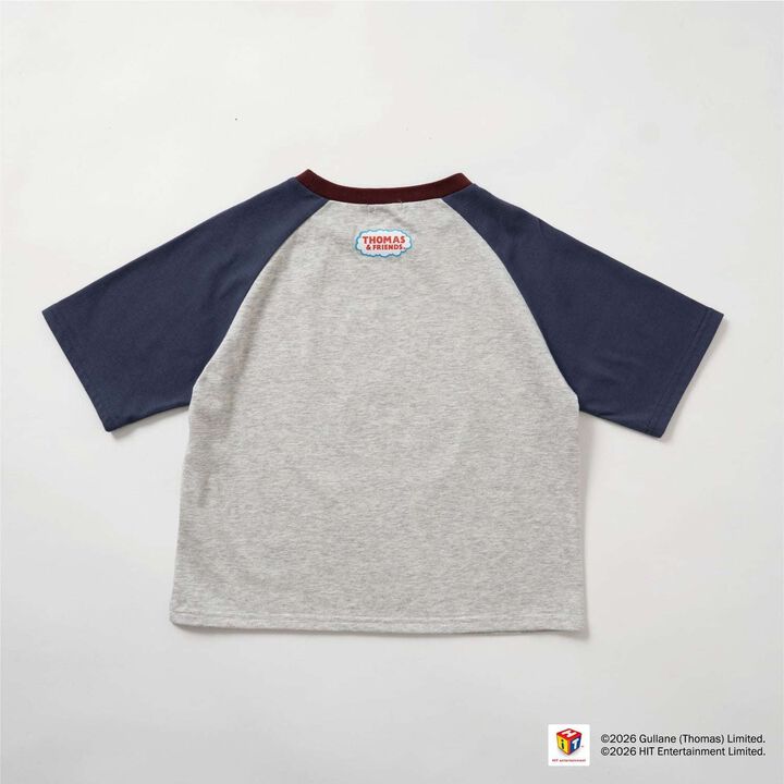 [Thomas the Tank Engine] Raglan Short Sleeve T-Shirt,Red, medium image number 5