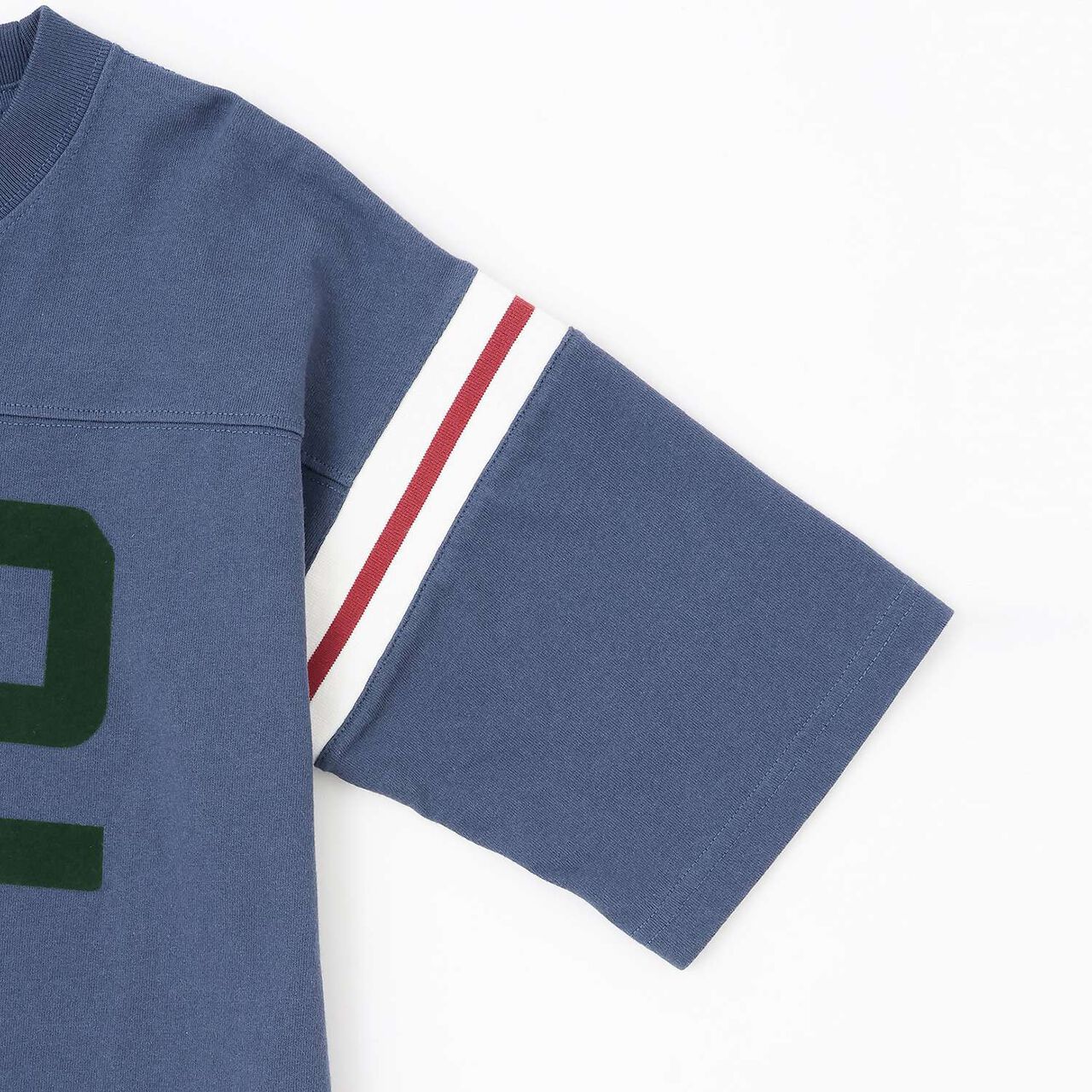 [Russell] Numbered Football Long Sleeve T-Shirt,Off white, large image number 11