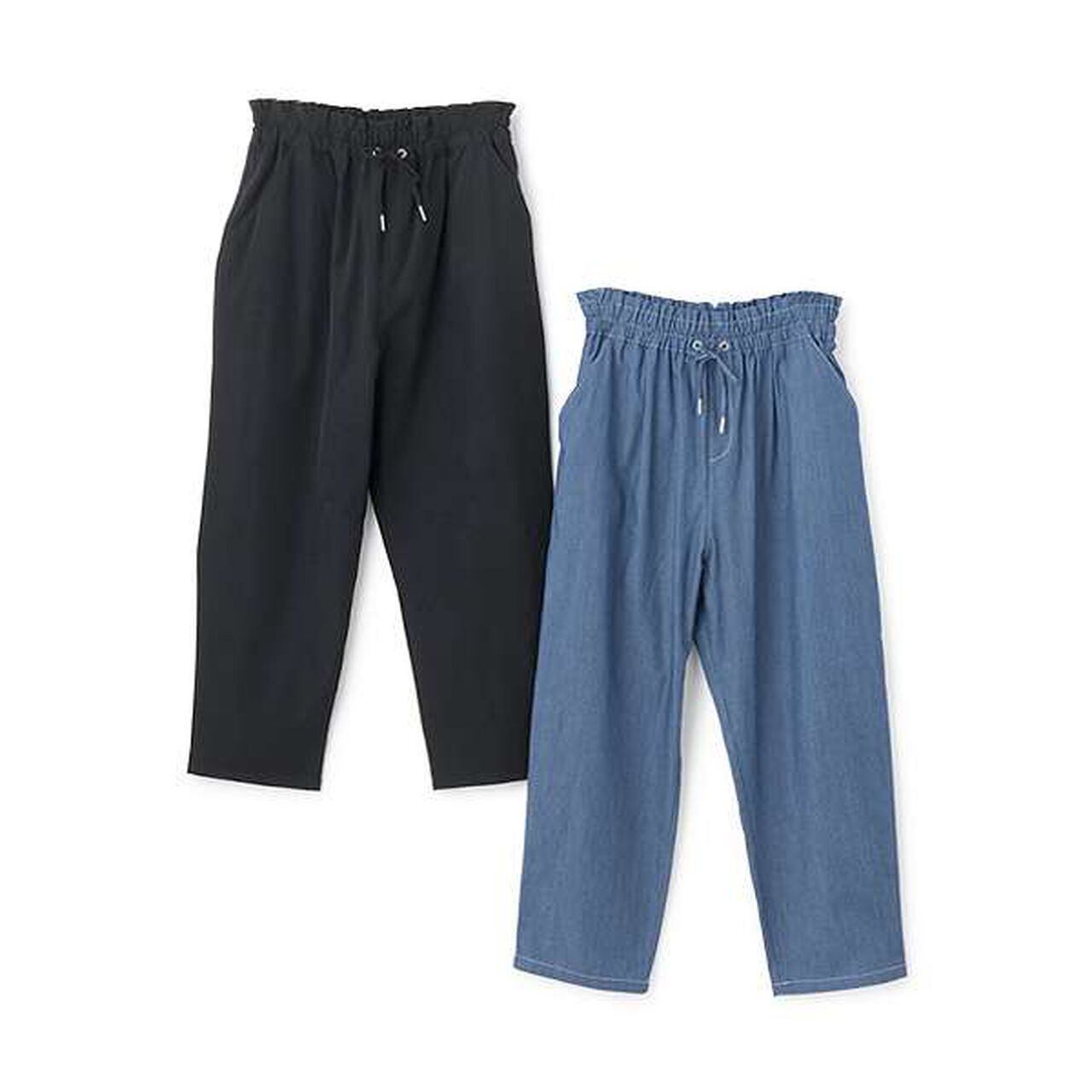 [+SIZE] [GOOD PRICE] Tapered Pants,Blue, large image number 22