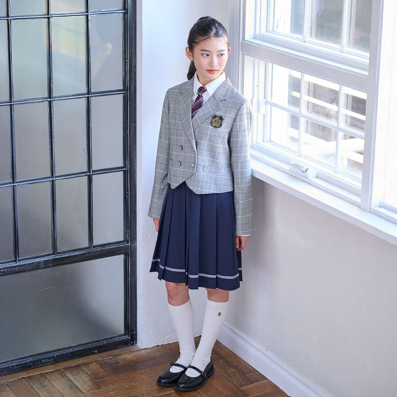 [Graduation Attire] [Wrinkle-Resistant] Point Collar Shirt,White, large image number 19