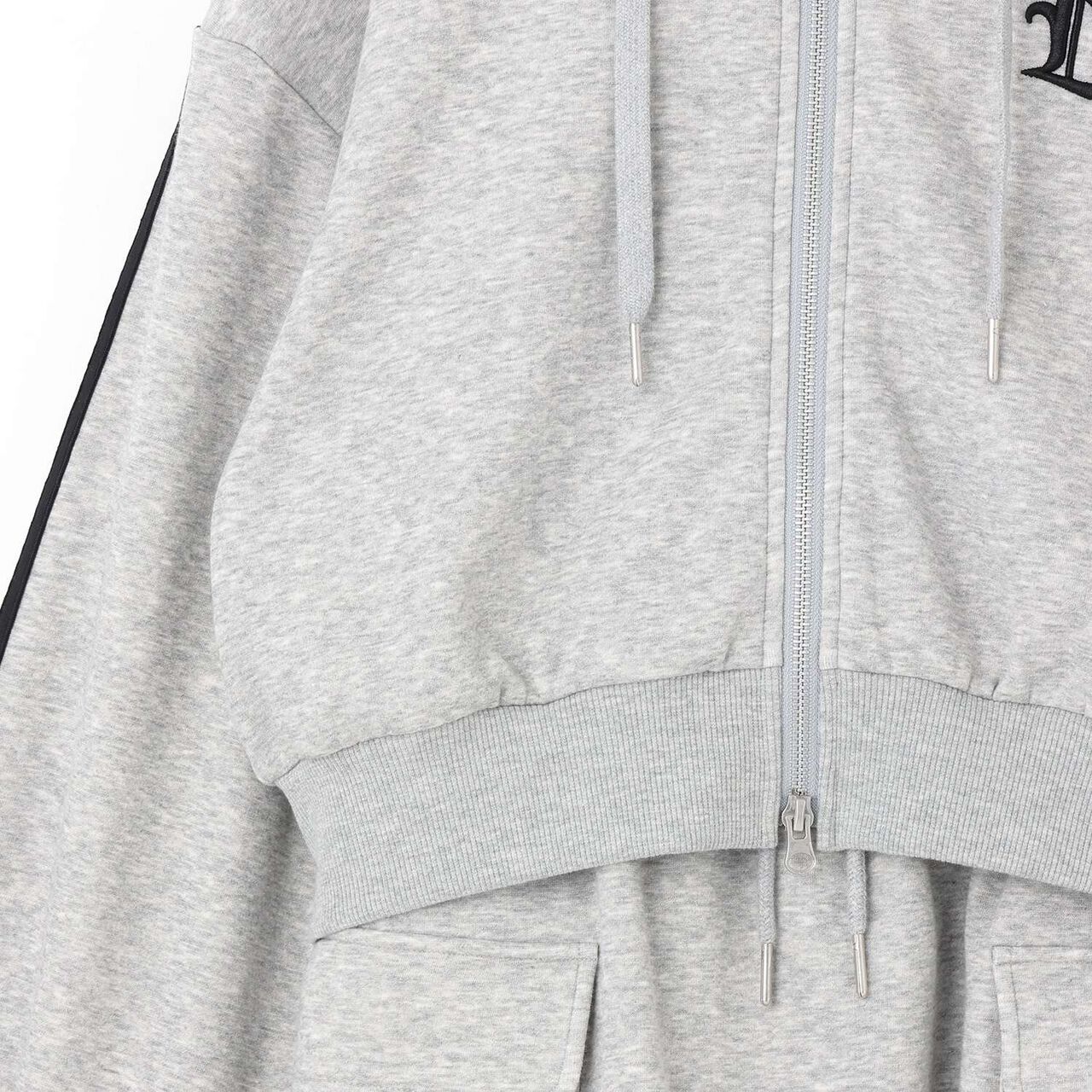 [LTXC/Shaggy Lining] Zip Parka Outfit Set,Top gray, large image number 16