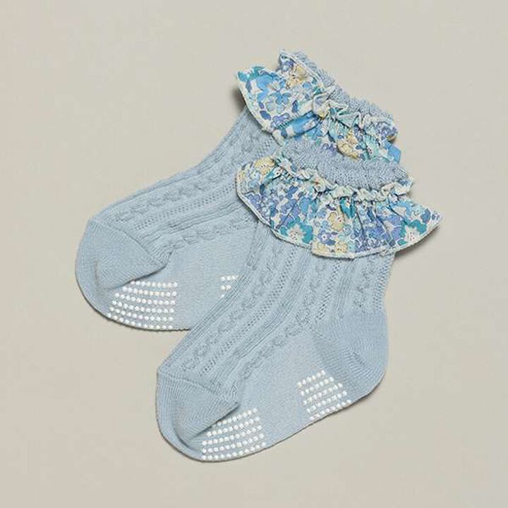 Liberty Frill Socks,Pink, medium image number 7