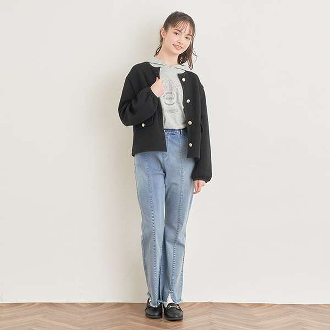 2WAY College Parka,Top gray, large image number 6