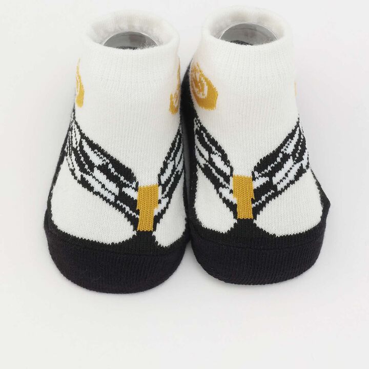 Crest Pattern Cup Socks,White, medium image number 2