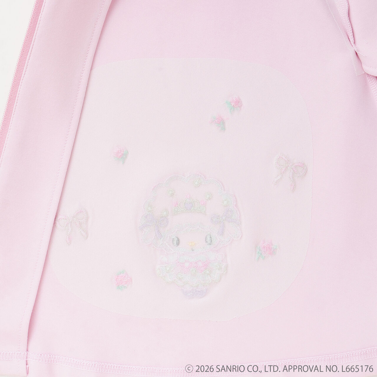 My Melody / My Sweet Piano Front Zip One-Piece Dress,Pink, large image number 11