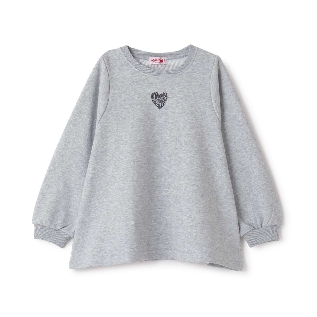 Fleece A-Line One-Point Pullover,Pink, large image number 10