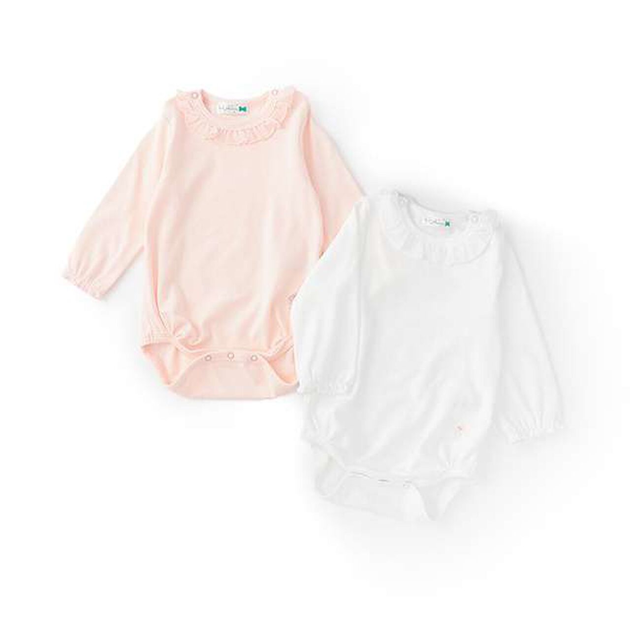 KP Stretch Jersey Knit Frill Collar Romper (Free),Pink, large image number 8