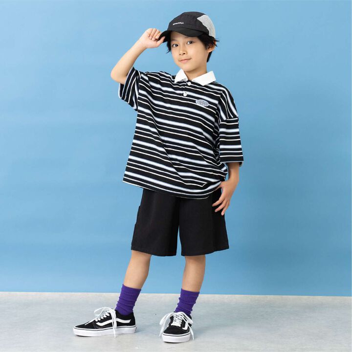 Stretch Cut Twill Shorts,Black, medium image number 10