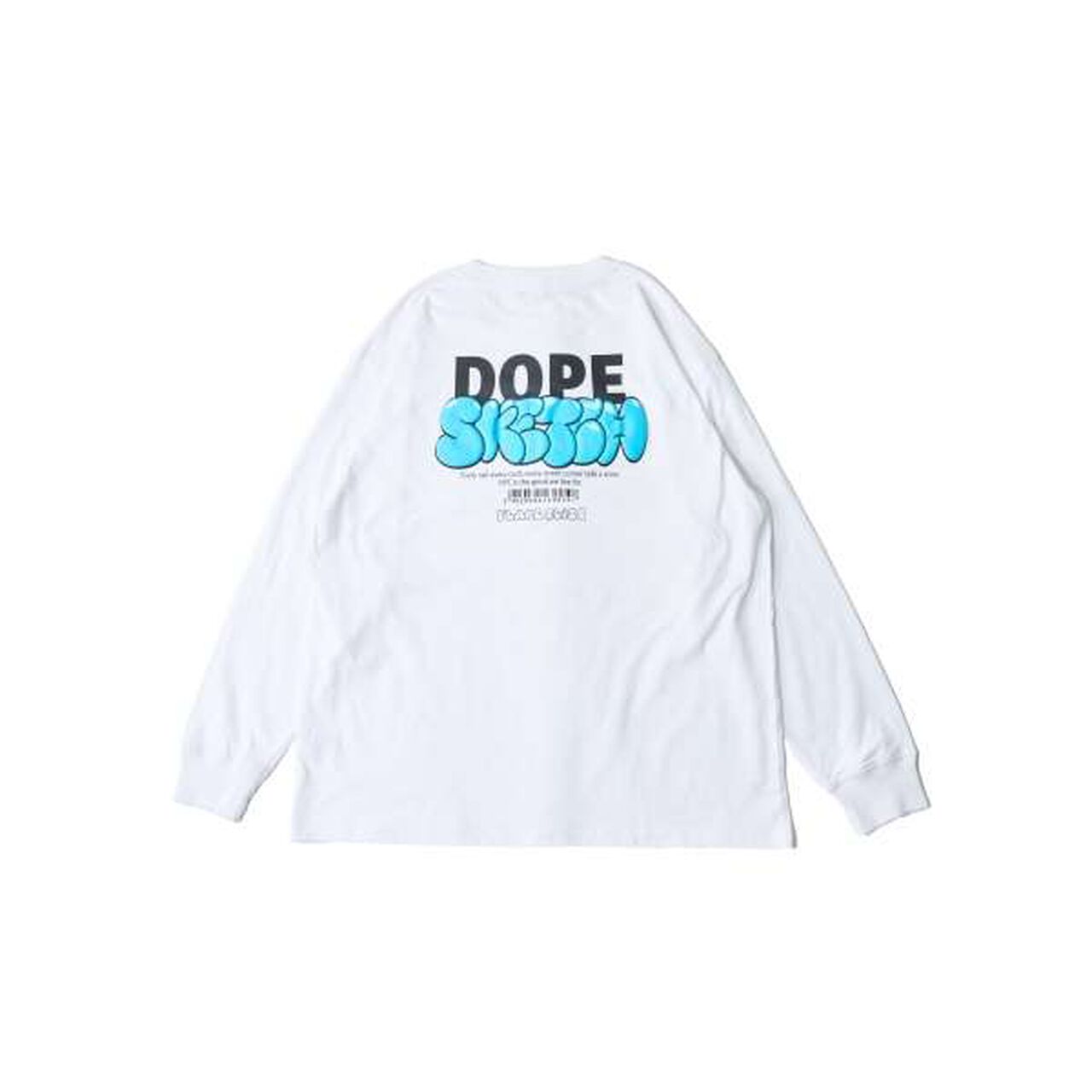 Back Foam Print Long-Sleeve T-Shirt,Orange, large image number 6