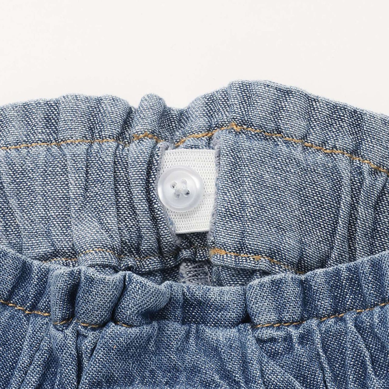 Washed Heart Pocket Shorts,Blue, large image number 8
