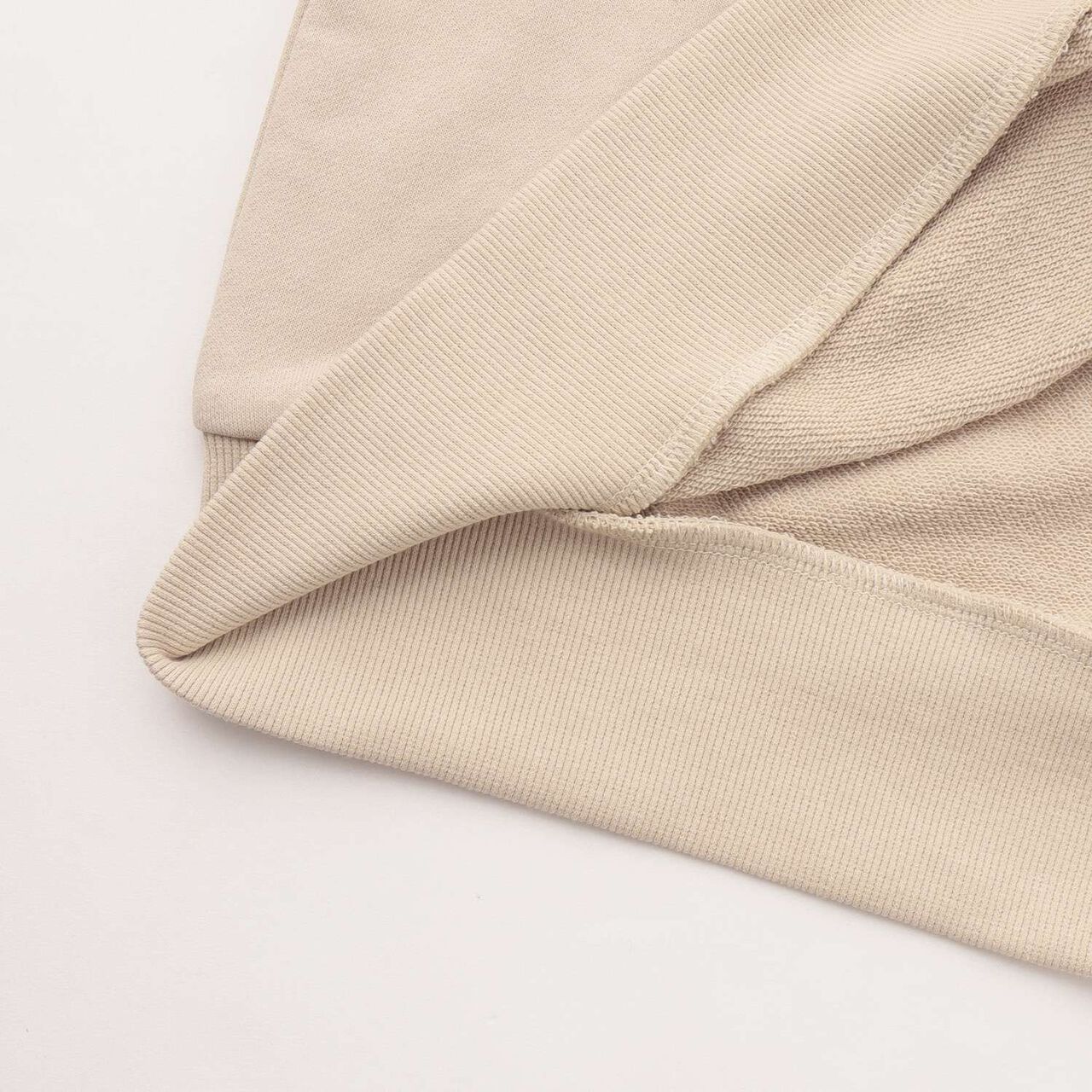 [Instant Cute Top] 3D Logo Embroidery Basic Sweatshirt,Off white, large image number 17