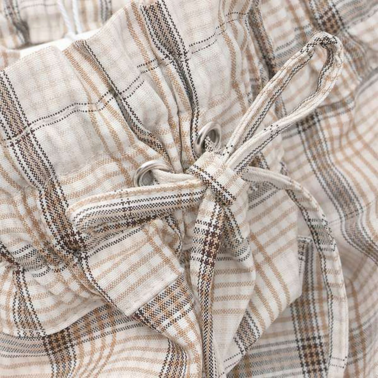 Wide Straight Pants,Beige, large image number 5