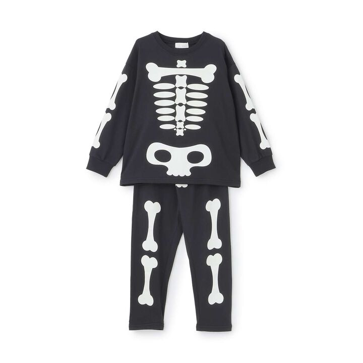 [Halloween] Phosphorescent Muteki Jersey Bone & Mummy Assortment Outfit Set,Ivory, medium image number 13