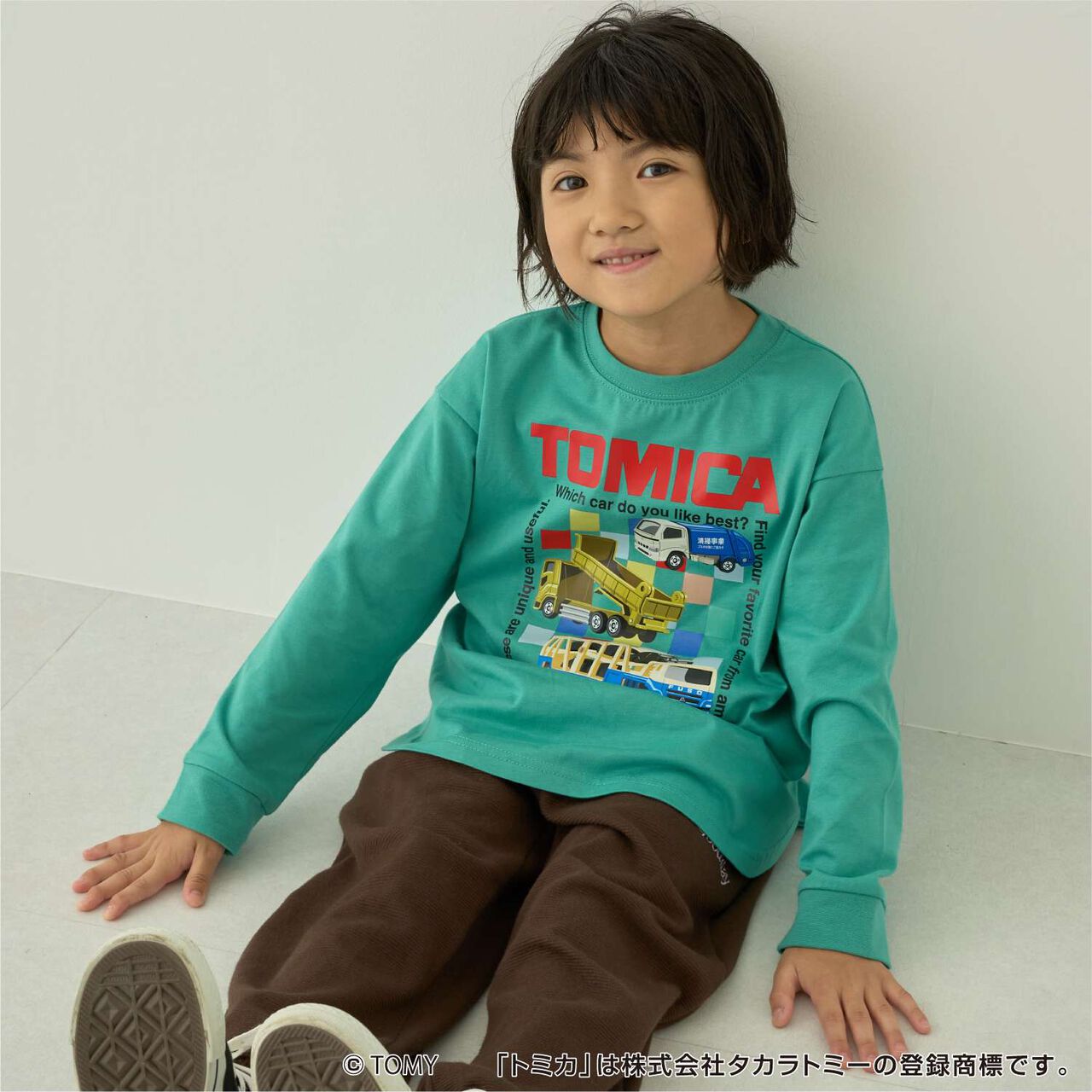 [Tomica] Assorted Print T-Shirt [Kids' Clothing] [Boys],Green, large image number 6