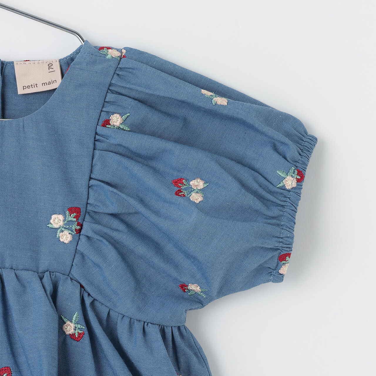 [Link] Strawberry Pattern Outfit Set,Navy, large image number 4