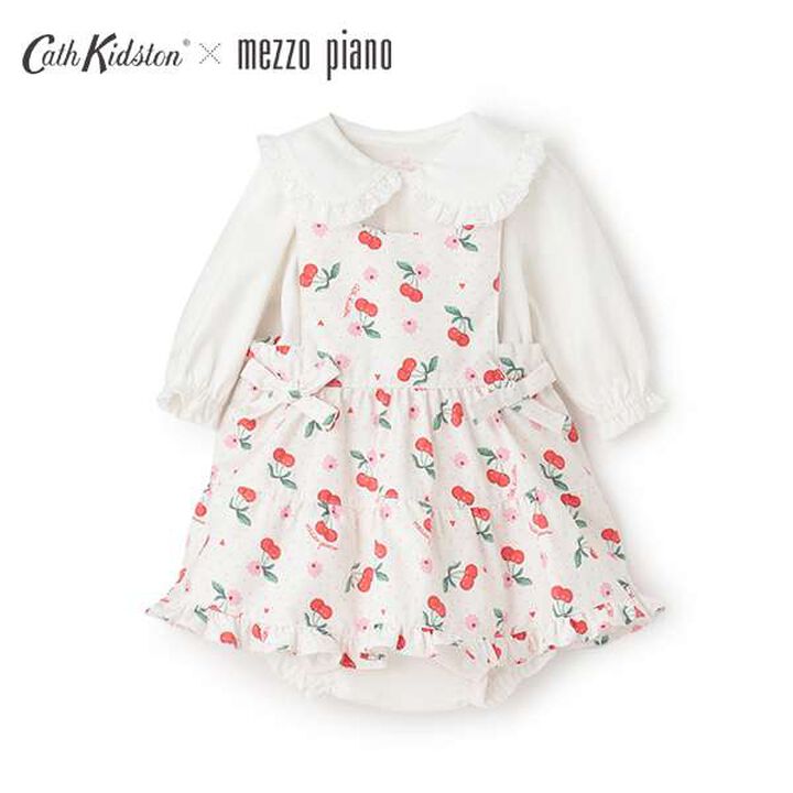 [Cath Kidston] Apron Skirt & Romper Set,Off white, medium image number 0