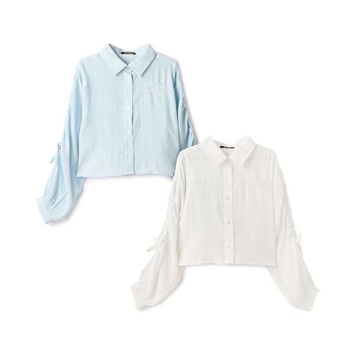 Drawstring Shirt,Off white, medium image number 8