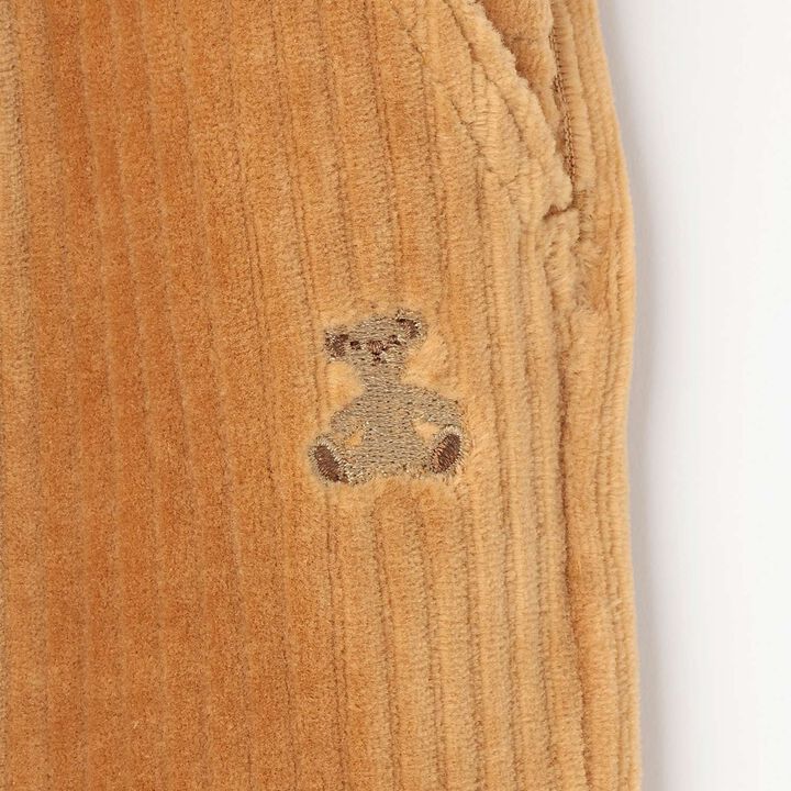 Knit Corduroy Bear Pants,Camel, medium image number 5