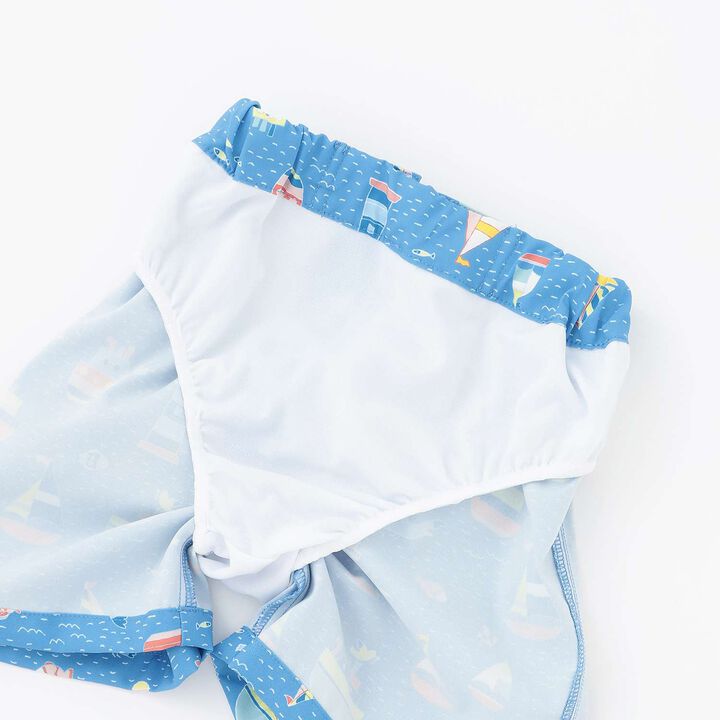 [SWIM] Marine Pattern Boys' Swim Pants [UV Protection],Blue, medium image number 7