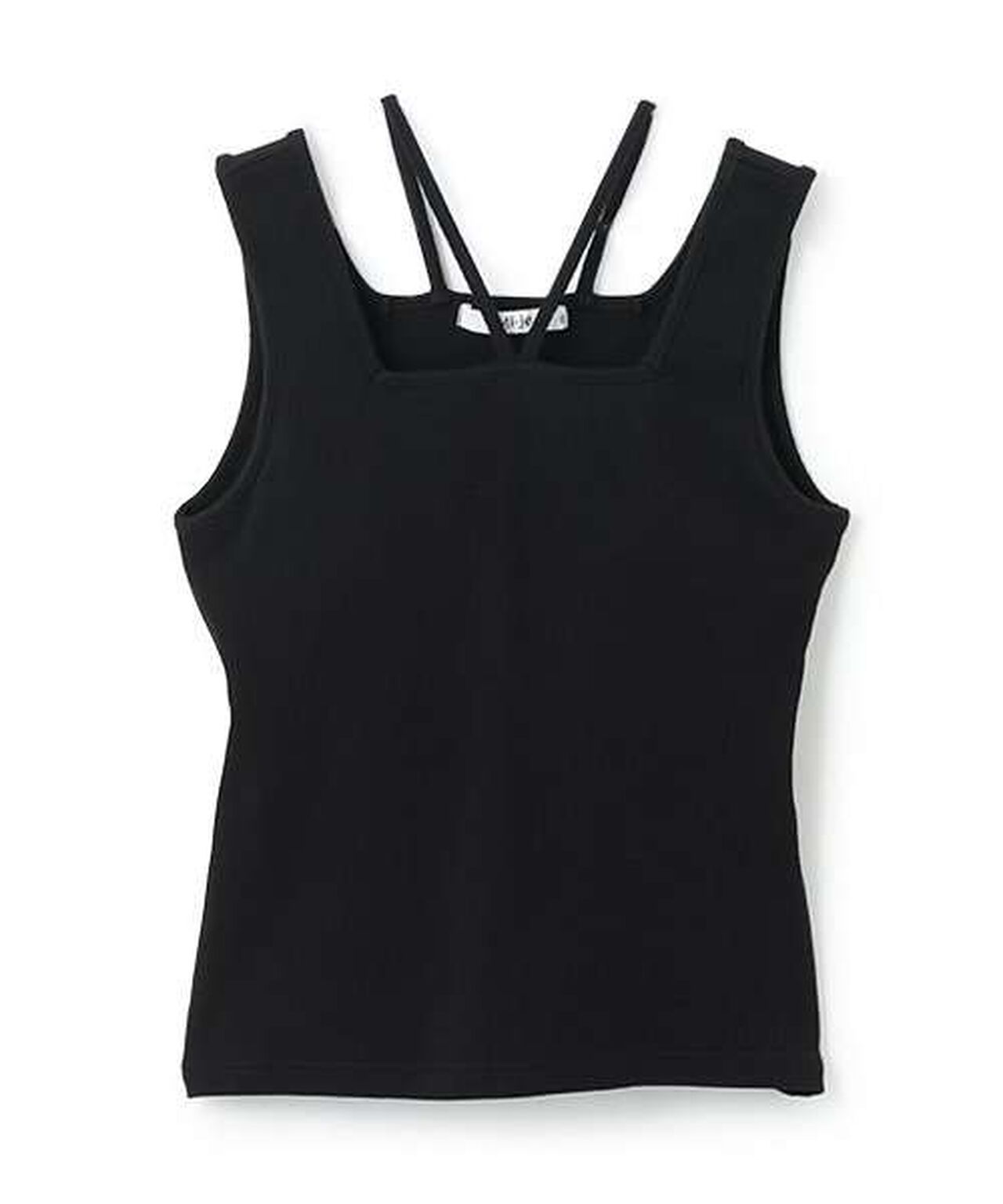 Black Cross Halter Tank,Multi color, large image number 6