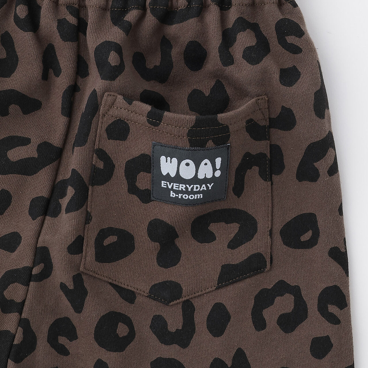 [Stain-Resistant/Quick-Dry/Goodbye Pills] All-Over Pattern Sweatpants for Boys Kids,Dark brown, large image number 4