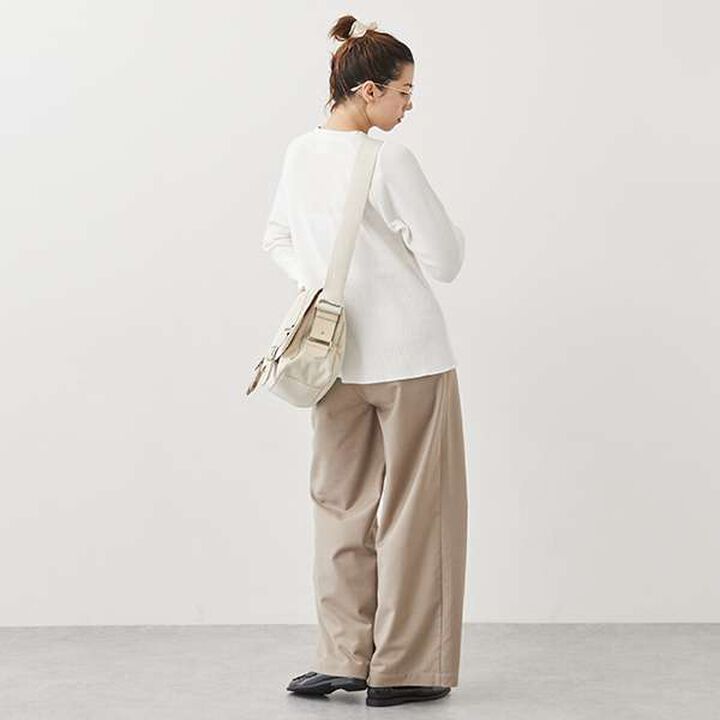 [LADIES] Double Waist Pants,Beige, medium image number 7