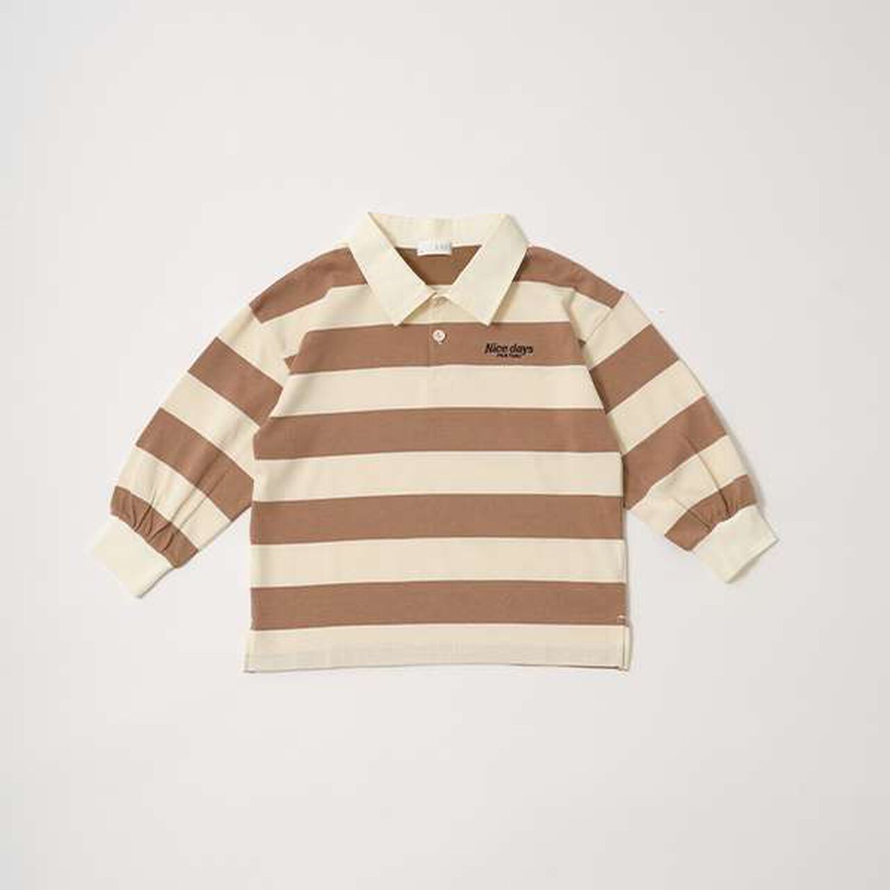 Oversized Silhouette Rugby Shirt,Moss green, large image number 9