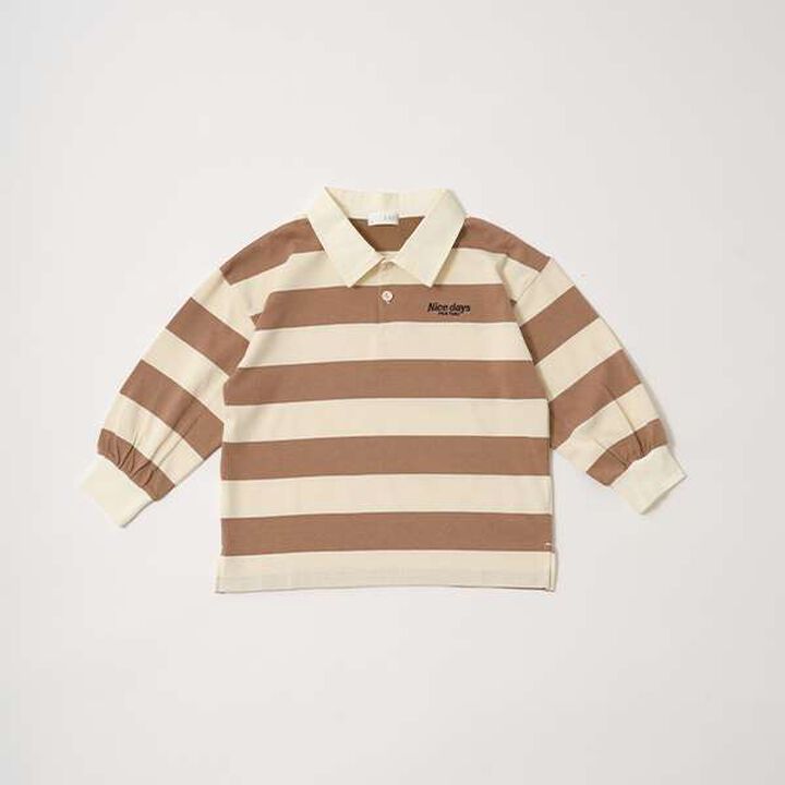 Oversized Silhouette Rugby Shirt,Moss green, medium image number 9