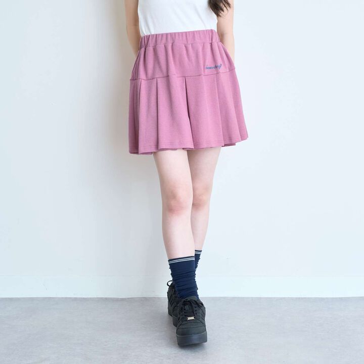 [7days] Cut Pleated Skirt-Pants,, medium