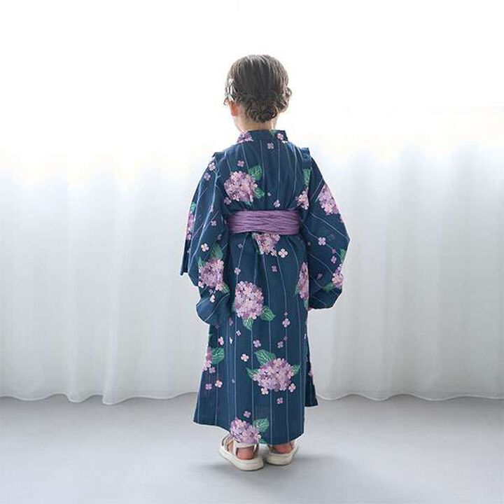 Easy-to-Wear One-Piece Yukata,Cream, medium image number 5