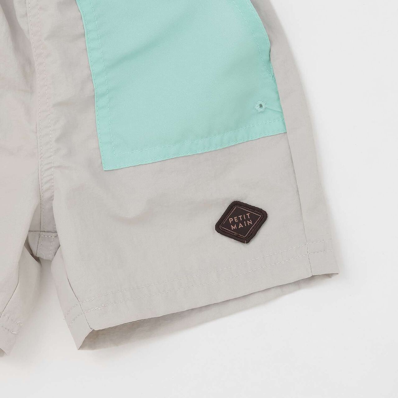 [Nylon] Land and Water Use Half-Length Shorts,Striped, large image number 9