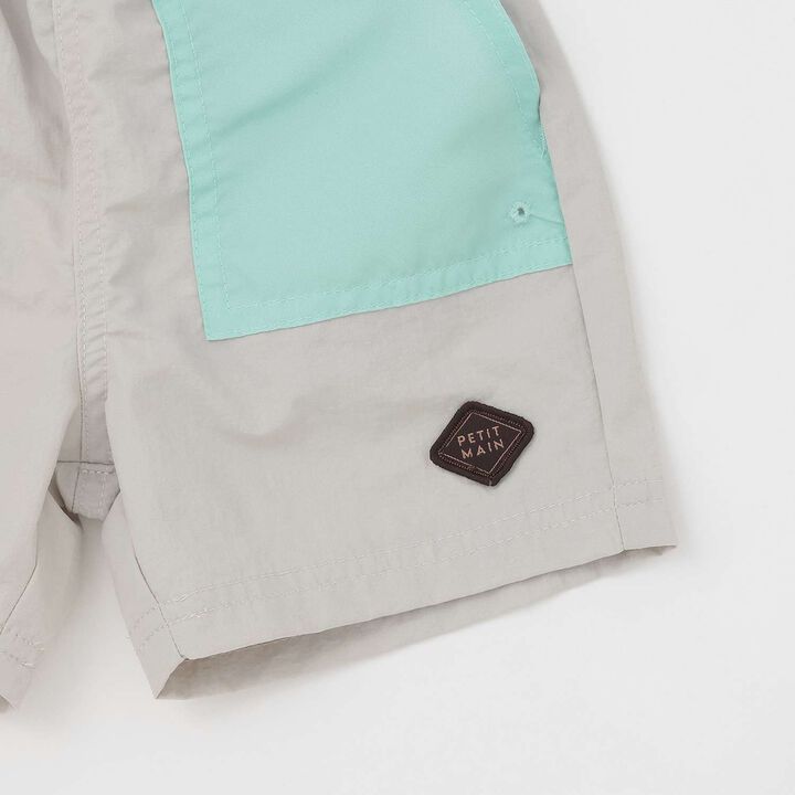 [Nylon] Land and Water Use Half-Length Shorts,Striped, medium image number 9