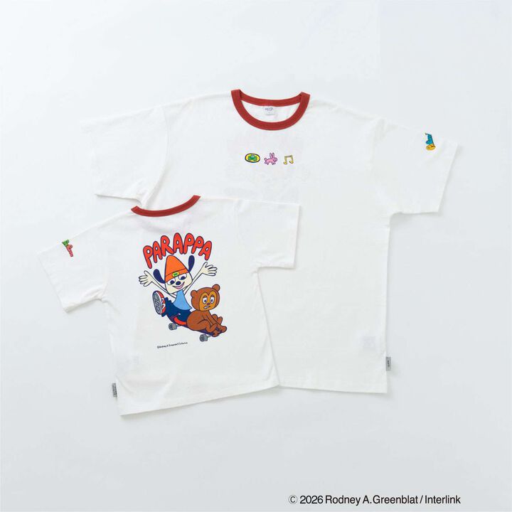 [親子連結款] [PaRappa the Rapper] 撞色羅紋短袖T恤,粉紅色, medium image number 14