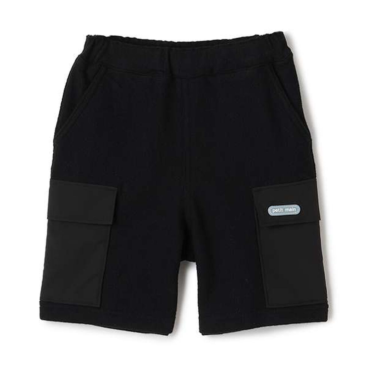 Cut Half Pants with Pockets,Blue, large image number 9