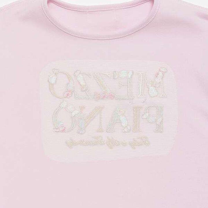 Heart Cutout Long Sleeve T-Shirt,Lavender, medium image number 4