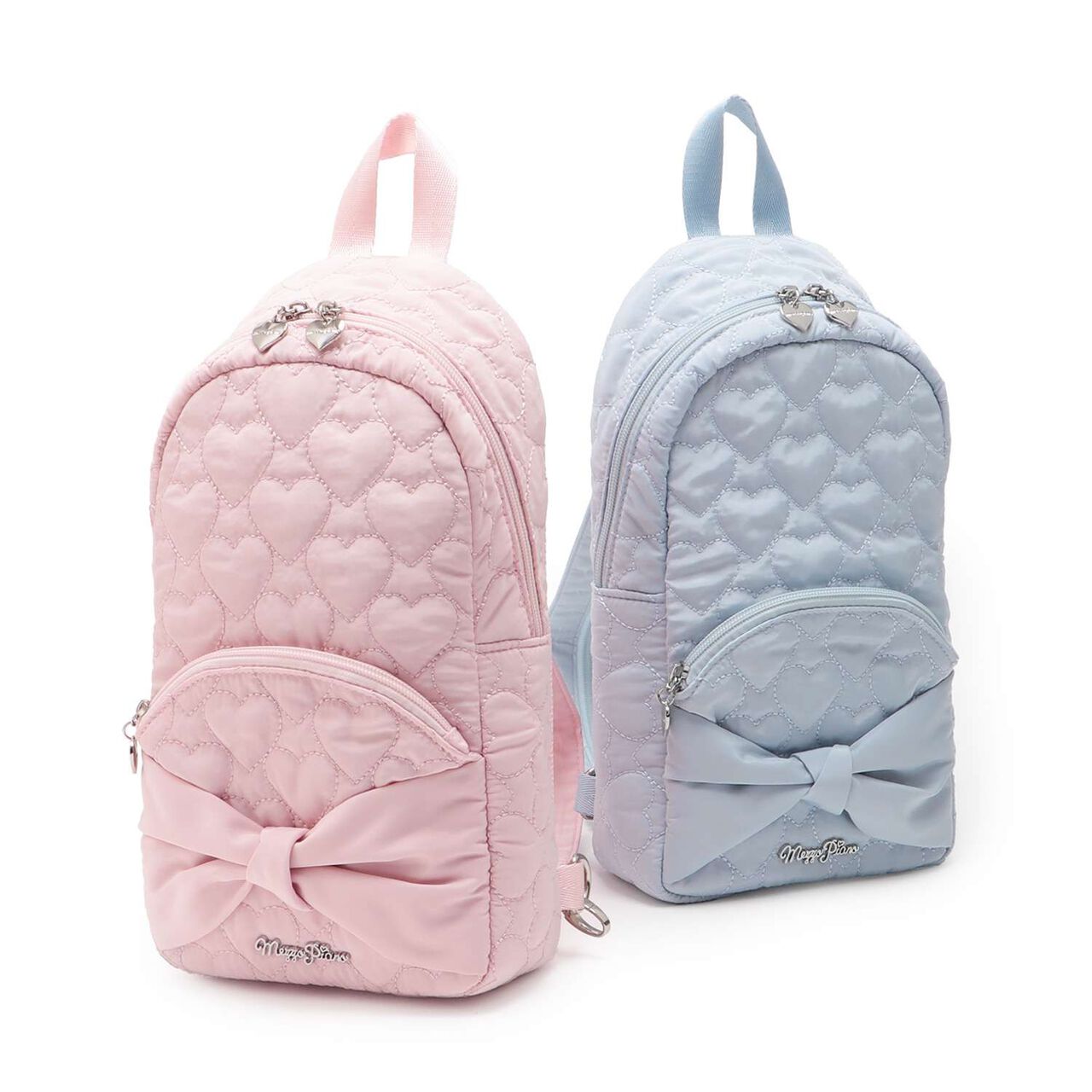 Heart Quilt 2-Way Sling Bag,Sax blue, large image number 9