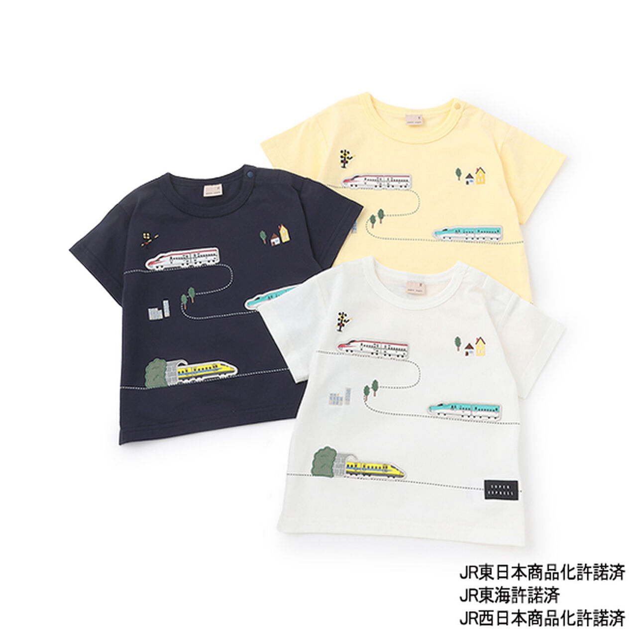 [Shinkansen] Track Short Sleeve T-Shirt,Navy, large image number 13